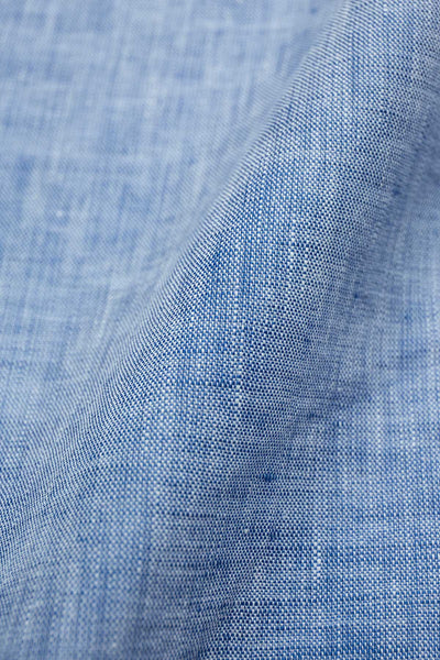 Buy Navy Blue Cotton Linen Shirt Fabric